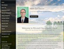 Tablet Screenshot of drgarymcleod.com